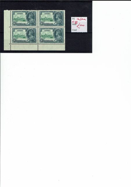 Image of Jamaica SG 116/116a UMM British Commonwealth Stamp